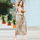 New Embroidery Party Dresses Vestidos Ruway Floral Bohemian Flower Embroidered Vintage Boho Dresses