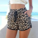 Fashion Women Girls Casual Shorts Leopard Stretchy Beach Summer Shorts For S-2X