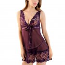 Sexy Women\'s Lace Lingerie Dresses Underwear Babydoll Sleepwear+G-string