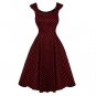 Women\'s Summer Dess Fashion Dresses Round Collar Sleeveless Sexy Print Casual Wear Retro Dresses B