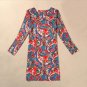 Plus Size Women Clothing Classic Printing Women Dresses Fashion O-Neck Slim Bandage Dress Casual Lon