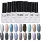 Rosalind Classic Grey Color Series Brand UV Gel Nailpolish Soak Off Long Lasting LED Lamp Nails Varn