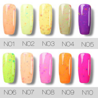ROSALIND 1 Pcs 10 ml Cheese Series UV Gel Polish Harmless Long Lasting Protracted Light Therapy Glue