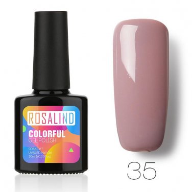 ROSALIND Black Bottle 01-30Colors 10ML Nail Polish Nail Art Nail Gel Polish UV LED Gel DIY Painting 
