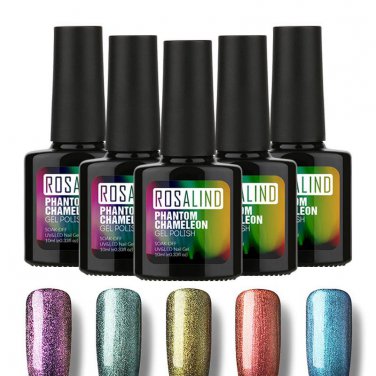 ROSALIND 10ML Cool Handsome Style Nail Gel Polish UV LED Nail Art Gel Nail Polish Professional Perma