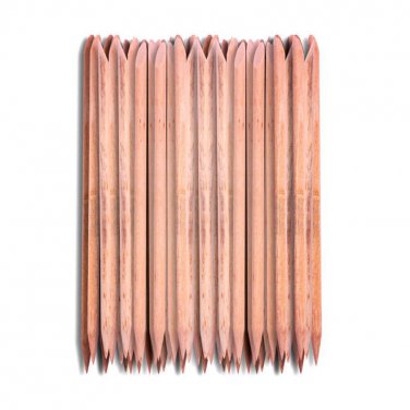 Pusher Remover 100Pcs Nail Art Orange Wood Stick Cuticle Pedicure Manicure Tool 7.4CM for Women Beau