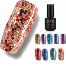 ROSALIND 7ML Environmental Nail Gel Polish Shiny Sequins Nail Art UV LED Polishing Manicure 170808 D