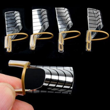 10 Pcs Nail Extension Environmental Reusable UV Gel Tool Nail Art Extension Acrylic Forms Nails Exte