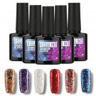 ROSALIND 10ML vernis a ongle nagellak Sequins Diamonds Gel Nail Polish Nail Art Gel Polish UV LED Ge