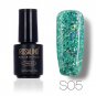 Roslind 1 Pcs 12 colors 7ml Star Moon glitter UV LED Soak-Off Nail Gel Polish Fashion Black Bottle N