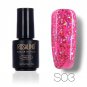 Roslind 1 Pcs 12 colors 7ml Star Moon glitter UV LED Soak-Off Nail Gel Polish Fashion Black Bottle N