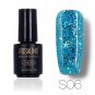 Roslind 1 Pcs 12 colors 7ml Star Moon glitter UV LED Soak-Off Nail Gel Polish Fashion Black Bottle N