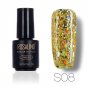 Roslind 1 Pcs 12 colors 7ml Star Moon glitter UV LED Soak-Off Nail Gel Polish Fashion Black Bottle N