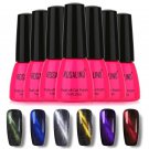 ROSALIND 7ML Frosted/Cat Eyes Top Coat Nail Gel Polish Nail Art Decoration Primer Soak Off Non-toxic