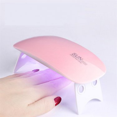 6W USB Portable Mini Nail Dryer LED UV lamp for UV Gel Curing Gel Varnishes Lacquer Polish Manicure 