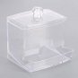Portable Makeup Tools Cotton Swabs Storage Holder Box Transparent Stick Cosmetic Makeup Organizer Ca