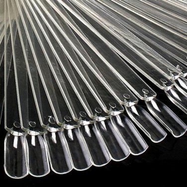 50 Pieces Fan Wheel Polish Practice Tip Sticks Design Decor Set False Display Nail Art Tools