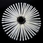 50 Pieces Fan Wheel Polish Practice Tip Sticks Design Decor Set False Display Nail Art Tools