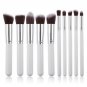 Professional 10 Pcs  Eyeliner Lip Makeup Brushes Eyeshadow Blending Set Concealer Cosmetic Make Up B
