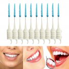 200pcs Dental Flosser Interdental Brush Clean Teeth Stick Toothpicks Floss Pick Oral Hygiene Tooth D