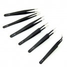 6pcs BGA Precision Tweezer Set Antistatic Tweezers Stainless Tweezers   Drop Ship Free Shipping 2017