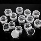 12pcs Powder Paillette Rhinestone Nail Storage Plastic Box Case Nail Art Accessories Empty Storage P