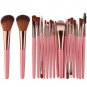15-18pcs Professional Nylon fiber Rose Gold Makeup Brushes Set Kit Cosmetic Foundation Powder Brush
