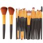 15-18pcs Professional Nylon fiber Rose Gold Makeup Brushes Set Kit Cosmetic Foundation Powder Brush