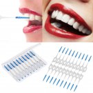 40pcs/Box Soft Silicone Dental Floss Interdental Brush Disposable Teeth Stick Toothpicks Floss Oral 