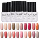 Brand LED Nail Art Painting High Quality New Quick Dry 7ml Soak Off Semi Permanent Nude Series Color