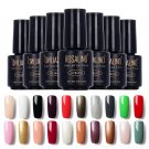 Brand Gel Nail Polish Cosmetics 1pcs Nail Art Decoration High Quality Wine Red Pink 7ml Soak Off UV 