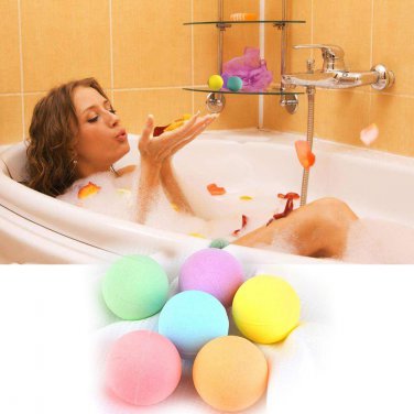 60g Large Organic Bath Bombs Bubble Bath Salts Ball Handmade SPA Stress Relief Exfoliating Mint Lave