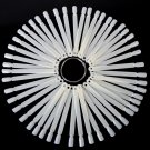 50 Pieces False Display Nail Art Fan Wheel Polish Practice Tip Sticks Design Decor Set New Hs