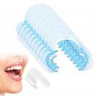 Newest 3 size White Blue 10 pcs C Shape Dental Intraoral Cheek Retractor Lip Mouth Opener Tooth Whit