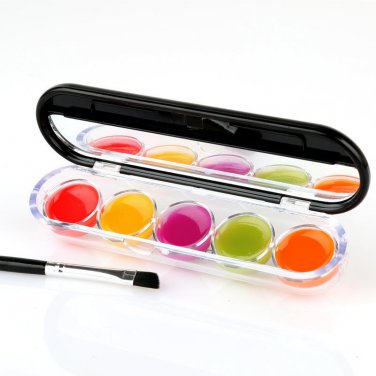 Brand Moisturizer Lip Balm Nutritious Lips With Brush 7.2g 5 Colors Sweet Colorful Lip Butter Lips M