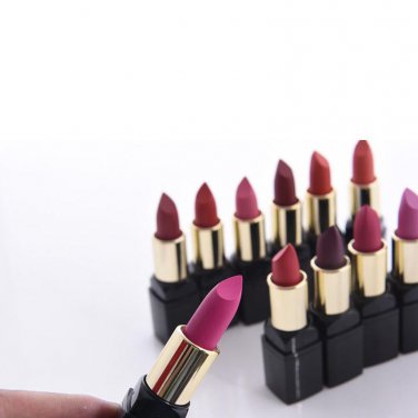 New Lips Makeup Sexy Nude Velvet Matte Lipstick Lip Kits 12pcs Hengfang Waterproof Make Up Pigments 