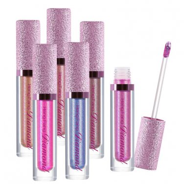 New Makeup Shiny Moisturizer Liquid Shimmer Lipstick Cosmetics Pigment Easy to Wear Velvet Shimmer L