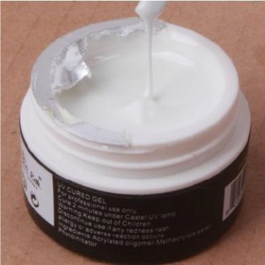 20ml Clear White Pink Nail Art Primer Base UV Gel Nail Polish Builder Nail Art Tips Base Gel Nail Ma