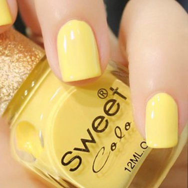 Environmental Protection Nail Art Polish Sweet Color 12ml Nail Polish Varnish for Manicure Printing 