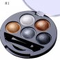 5 Colors Pigment Eyeshadow Palette Eye Shadow Powder Metallic Shimmer Makeup Beauty Profissional Mak