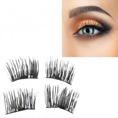 Ultra-thin 0.4mm Magnetic Eye Lashes 3D Mink Reusable False Magnet Eyelashes Extension hh22