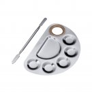 Stainless Steel Cosmetic Face Makeup Palette Spatula Foundation Mixing Tool