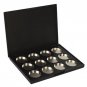 DIY Makeup Eye Shadow Chic Pigment Palette Case 12 Grids Empty Magnetic Eyeshadow Pigment Aluminum P