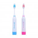 Electric Toothbrush Waterproof Dental Care Revolving Nursing teeth Soft Toothbrush Whitening Red Blu