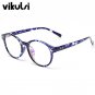 Vintage Round Glasses Men Women Flower Rivet Frame With Clear Lens Glasses Eyewear Retro Female Opti