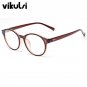 Vintage Round Glasses Men Women Flower Rivet Frame With Clear Lens Glasses Eyewear Retro Female Opti