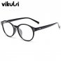 Vintage Round Glasses Men Women Flower Rivet Frame With Clear Lens Glasses Eyewear Retro Female Opti