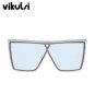 Oversized Sunglasses Women Luxury Brand Designer Vintage Sun glasses Female Flat Top Square Sun Glas