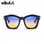Fashion Tom Brand Designer Cat Eye Sunglasses Women Vintage Female Gradient Outdoor Cateye Sun Glass