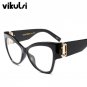 Luxury Cat eye Sunglasses For Women Brand Designer Metal Switch Mirror Sun Glasses Oversized Shades